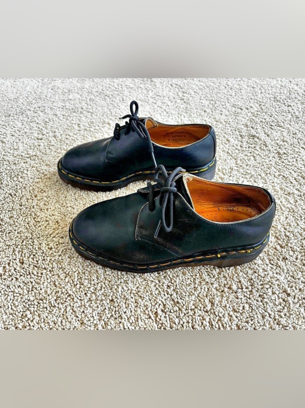Dr. Martens 1461 Leather Oxfords UK 5 Black
